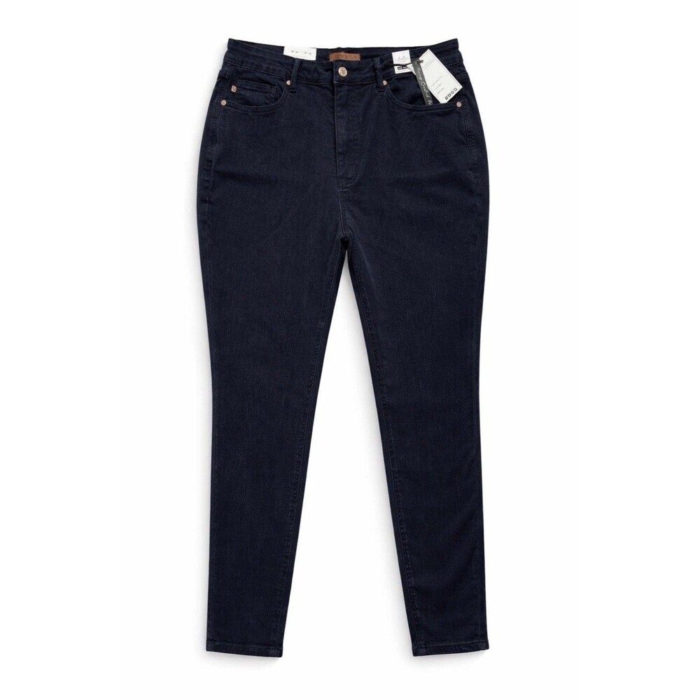 Judy Blue 18W High Waist Navy Blue Skinny Jeans Garment Dyed Stretch NWT